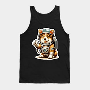 Corgi Astronaut Tank Top